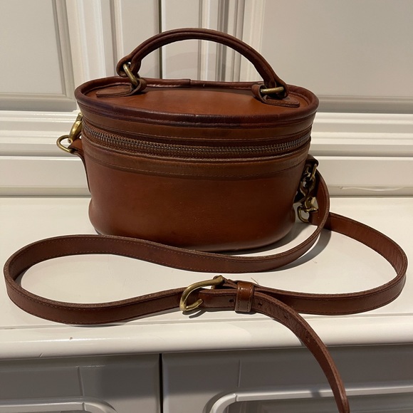 Coach Bags Vintage Coach Train Case Trail Bag British Tan 9955